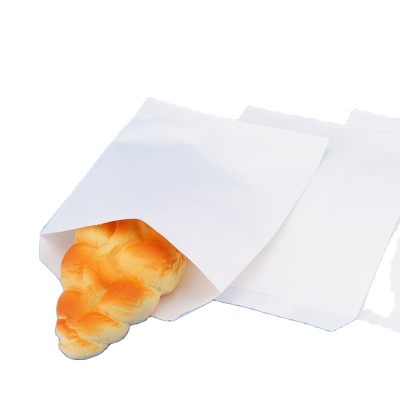 eco friendly Burger sandwich GREASEPROOF food paper bags with your own logo in high quality at paper bag making machine price