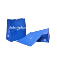 custom logo printing brown food grade kraft food paper bags