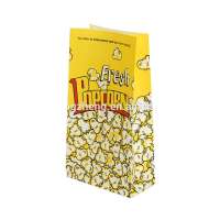 Food grade  popcorn paper bags with square bottom