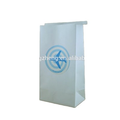 Flexo printing queasy bag/block bottom air sickness paper bag for Airplane/Train/Hospitals