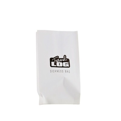 personalized disposable sharp bottom sickness paper bag with factory price