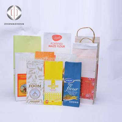 new products customized printing colors sizes paper bag for flour packing cookir bread