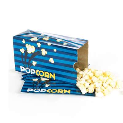 wholesale factory price greaseproof popcorn paper bag with logo