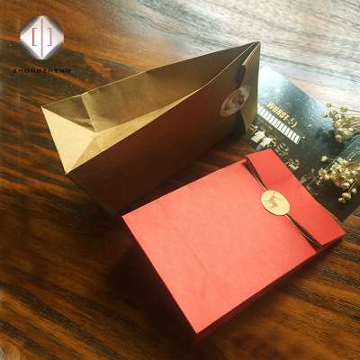 custom colors and sizes kraft gift paper bag for house decoration