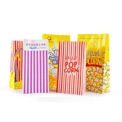 food grade factory direct paper microwave popcorn bags with susceptor film inside