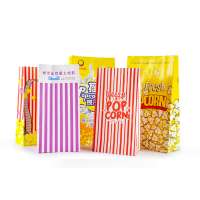 food grade factory direct paper microwave popcorn bags with susceptor film inside