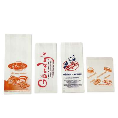 food grade oil food pinch bottom paper bag with company logo