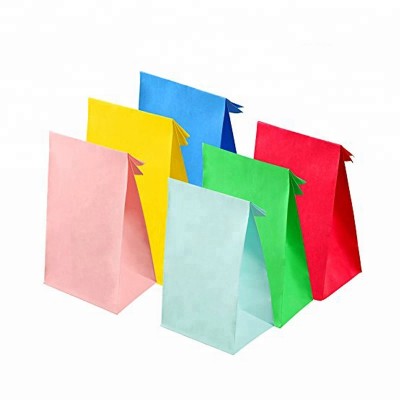 wholesale party favour gift paper bags with custom printed logo for kids