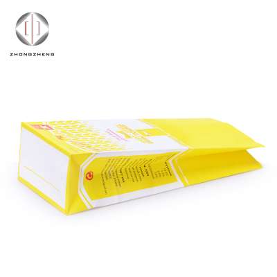 Wholesale low price retail paper bag for flour packaging with print logo