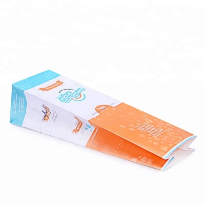 eco-friendly trends white craft paper flour coffee sugar packing bag