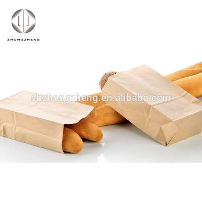 Factory price and fast delivery toast bread paper bag with square bottom