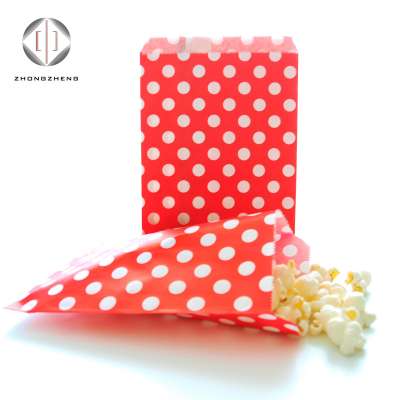 Eco-friendly mini pinch bottom oil proof popcorn bag for movie theater