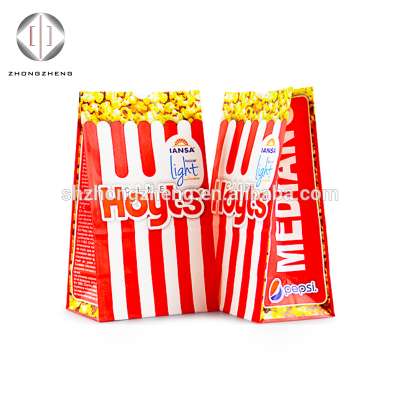 45~50gsm custom logo printed greaseproof paper popcorn bag