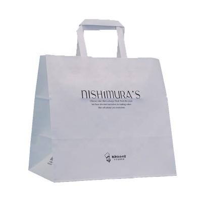 Decorative Insulated Food Take Out Cheap Bag Made Of Brand Customized Kraft Paper Bag For Beer Bottles